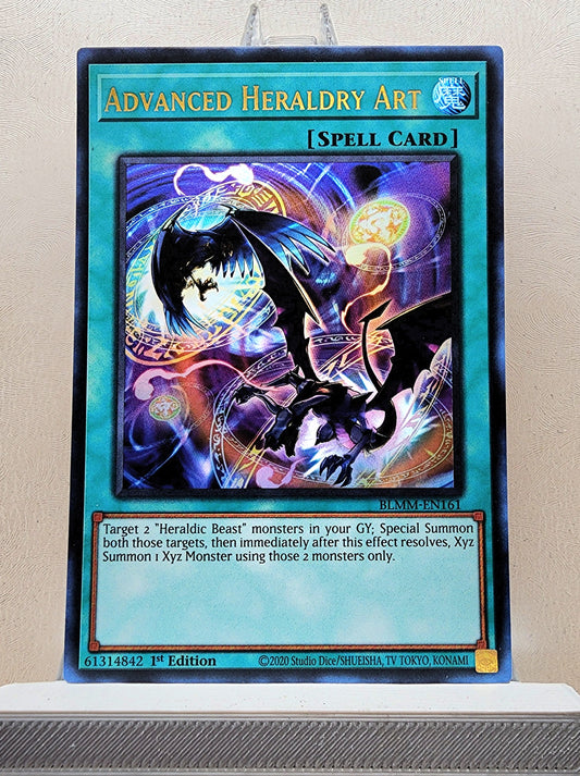 Yugioh! 1x Advanced Heraldry Art (BLMM - Ultra Rare) 1st Edition