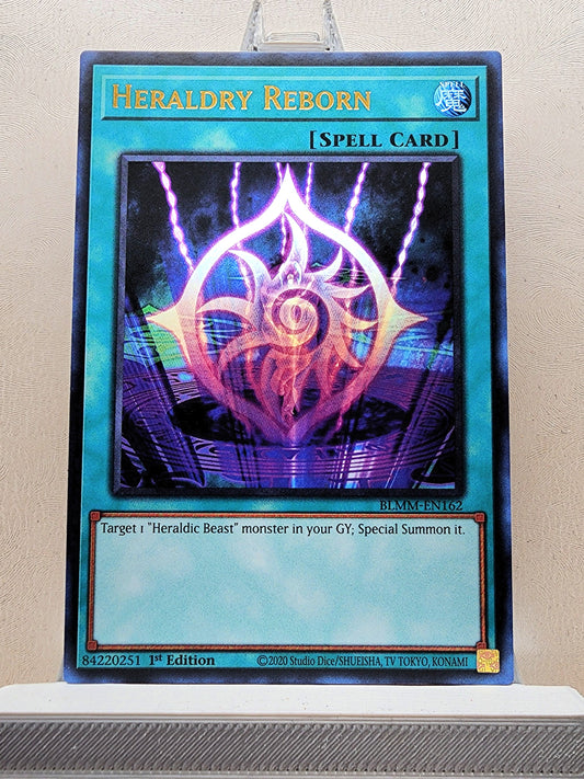 Yugioh! 1x Heraldry Reborn (BLMM - Ultra Rare) 1st Edition