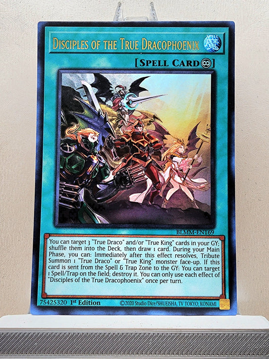 Yugioh! 1x Disciples of the True Dracophoenix (BLMM - Ultra Rare) 1st Edition