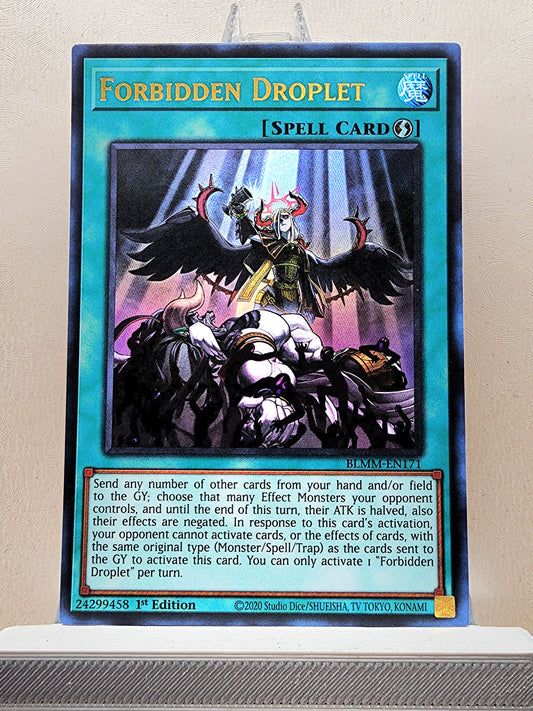 Yugioh! 1x Forbidden Droplet (BLMM - Ultra Rare) 1st Edition