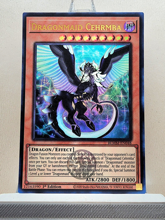 Yugioh! 1x Dragonmaid Cehrmba (BLMM - Emblazoned Ultra Rare) 1st Edition