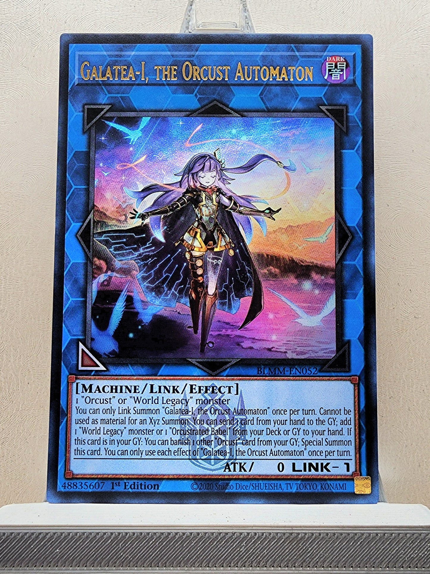 Yugioh! 1x Galatea-I, the Orcust Automaton (BLMM - Emblazoned Ultra Rare) 1st Edition