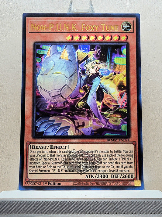 Yugioh! 1x Noh-P.U.N.K. Foxy Tune (BLMM - Emblazoned Ultra Rare) 1st Edition