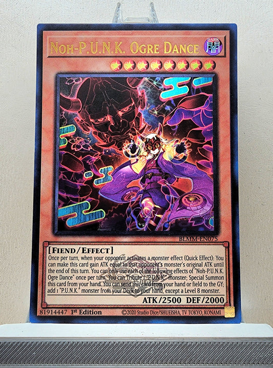 Yugioh! 1x Noh-P.U.N.K. Ogre Dance (BLMM - Emblazoned Ultra Rare) 1st Edition