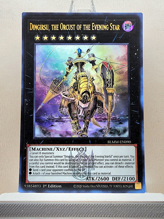 Yugioh! 1x Dingirsu, the Orcust of the Evening Star (BLMM - Emblazoned Ultra Rare) 1st Edition
