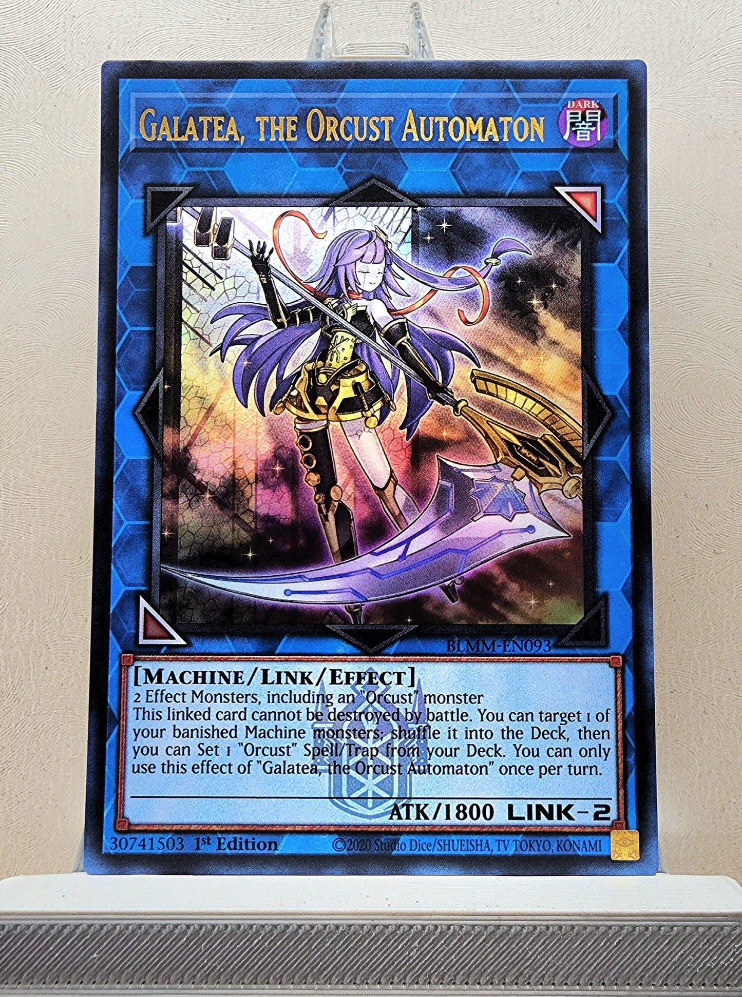 Yugioh! 1x Galatea, the Orcust Automaton (BLMM - Emblazoned Ultra Rare) 1st Edition