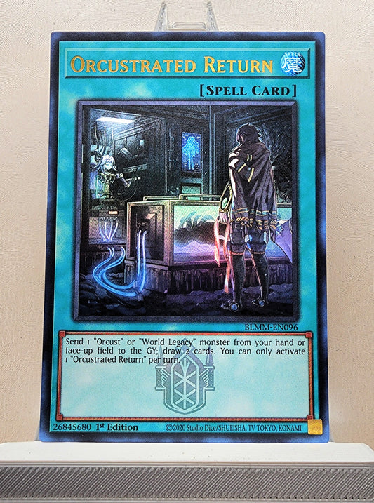 Yugioh! 1x Orcustrated Return (BLMM - Emblazoned Ultra Rare) 1st Edition