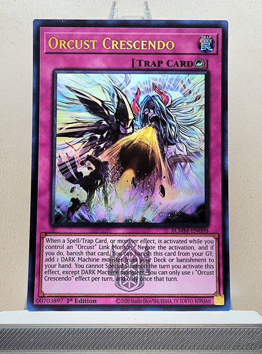 Yugioh! 1x Orcust Crescendo (BLMM - Emblazoned Ultra Rare) 1st Edition