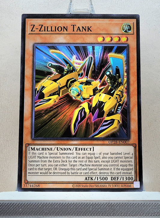 Yugioh! 1x Z-Zillion Tank (OP28 - Super Rare) Unli Edition