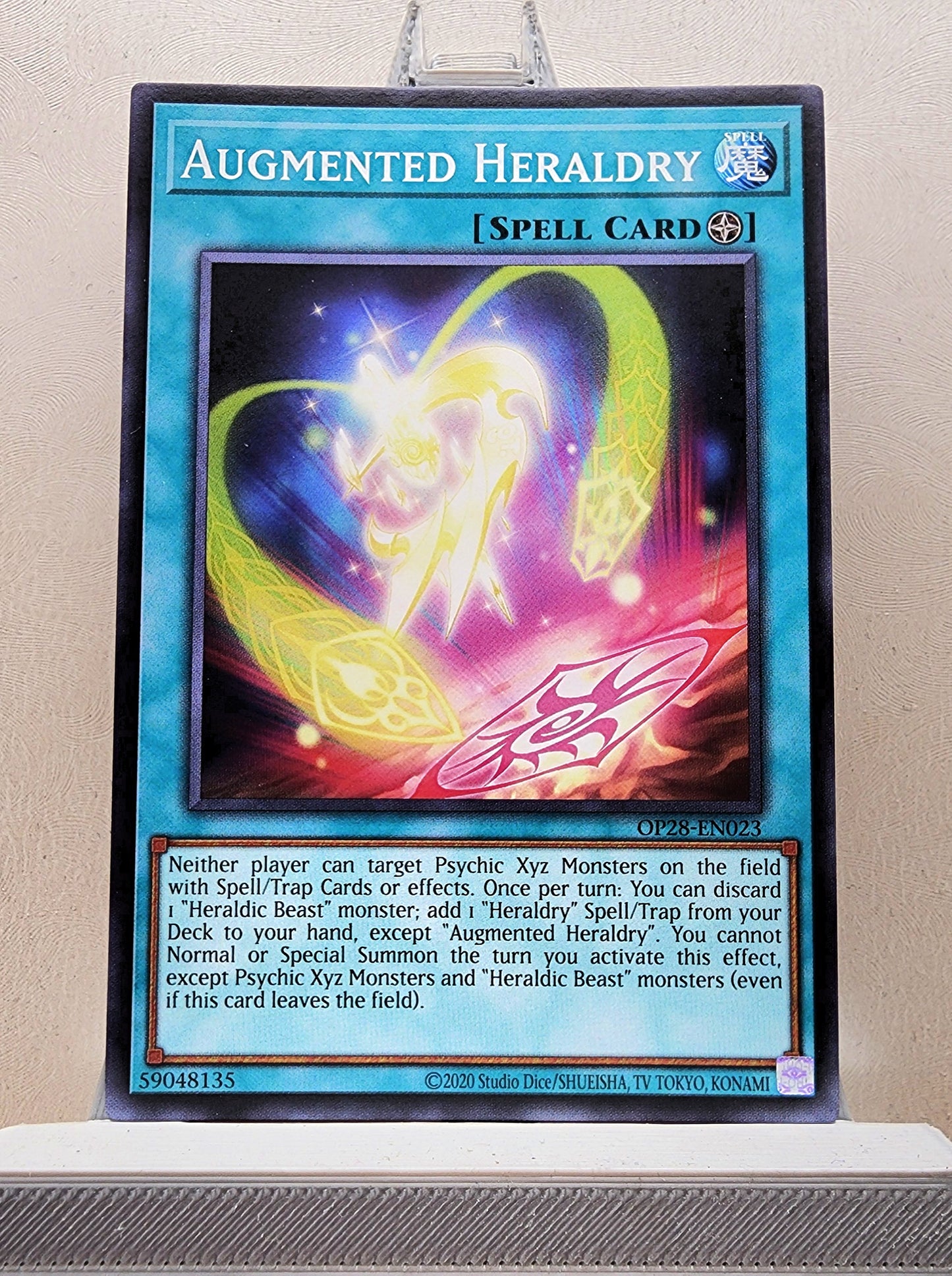 Yugioh! 1x Augmented Heraldry (OP28 - Common) Unli Edition