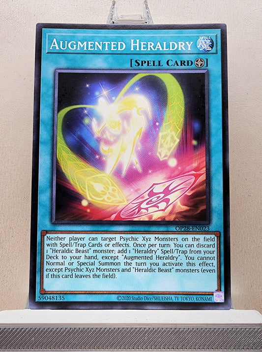 Yugioh! 1x Augmented Heraldry (OP28 - Common) Unli Edition