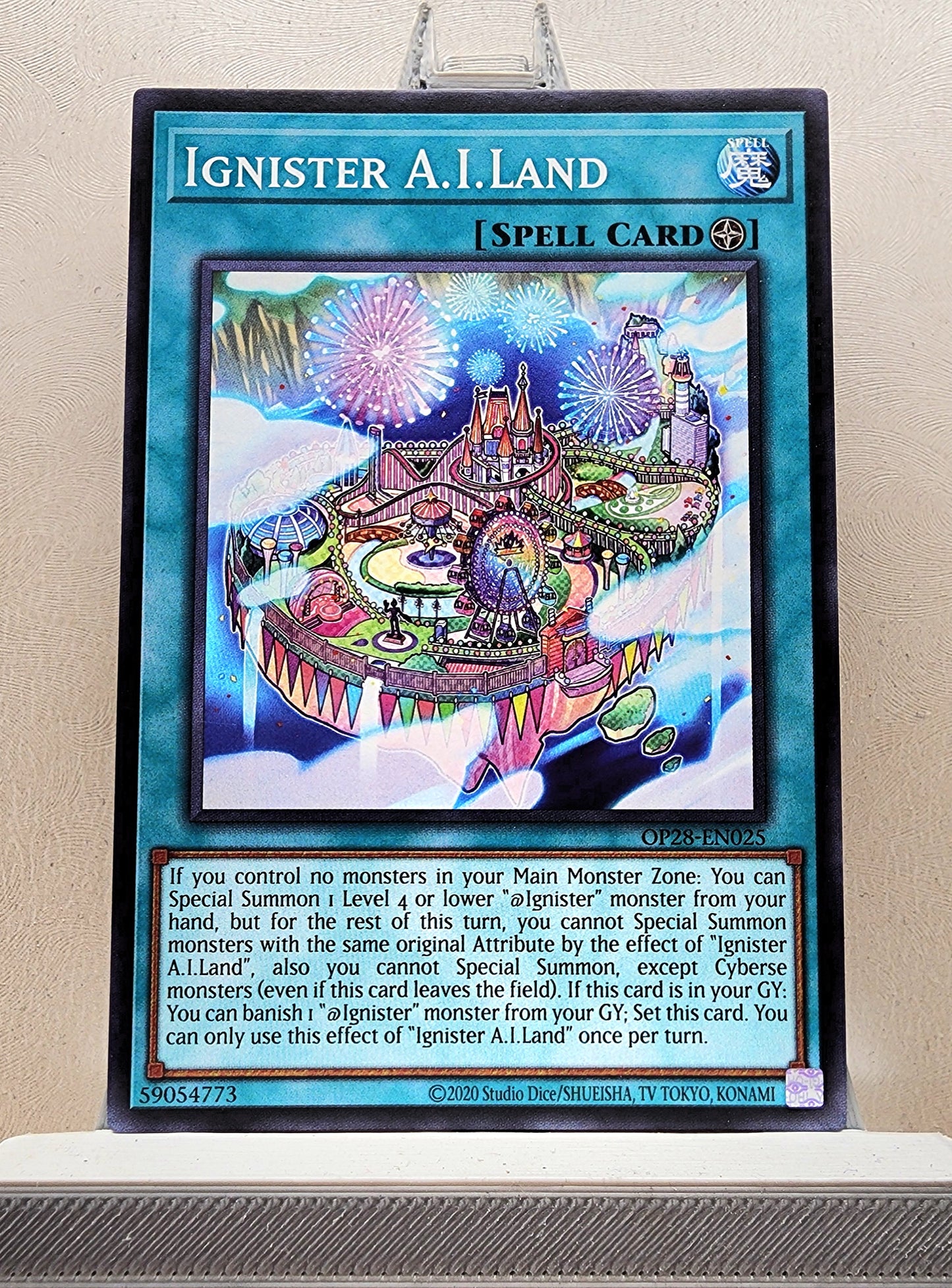 Yugioh! 1x Ignister A.I.Land (OP28 - Common) Unli Edition