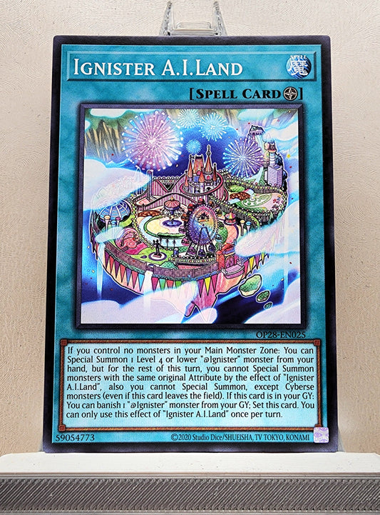 Yugioh! 1x Ignister A.I.Land (OP28 - Common) Unli Edition