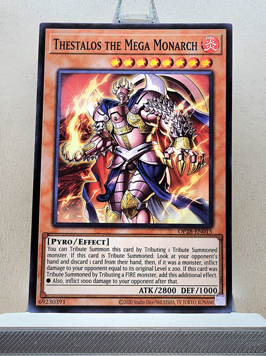 Yugioh! 1x Thestalos the Mega Monarch (OP28 - Common) Unli Edition