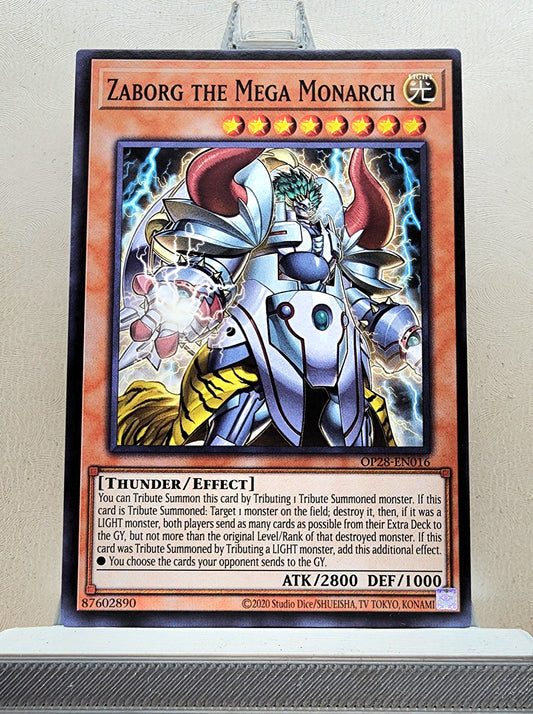 Yugioh! 1x Zaborg the Mega Monarch (OP28 - Common) Unli Edition