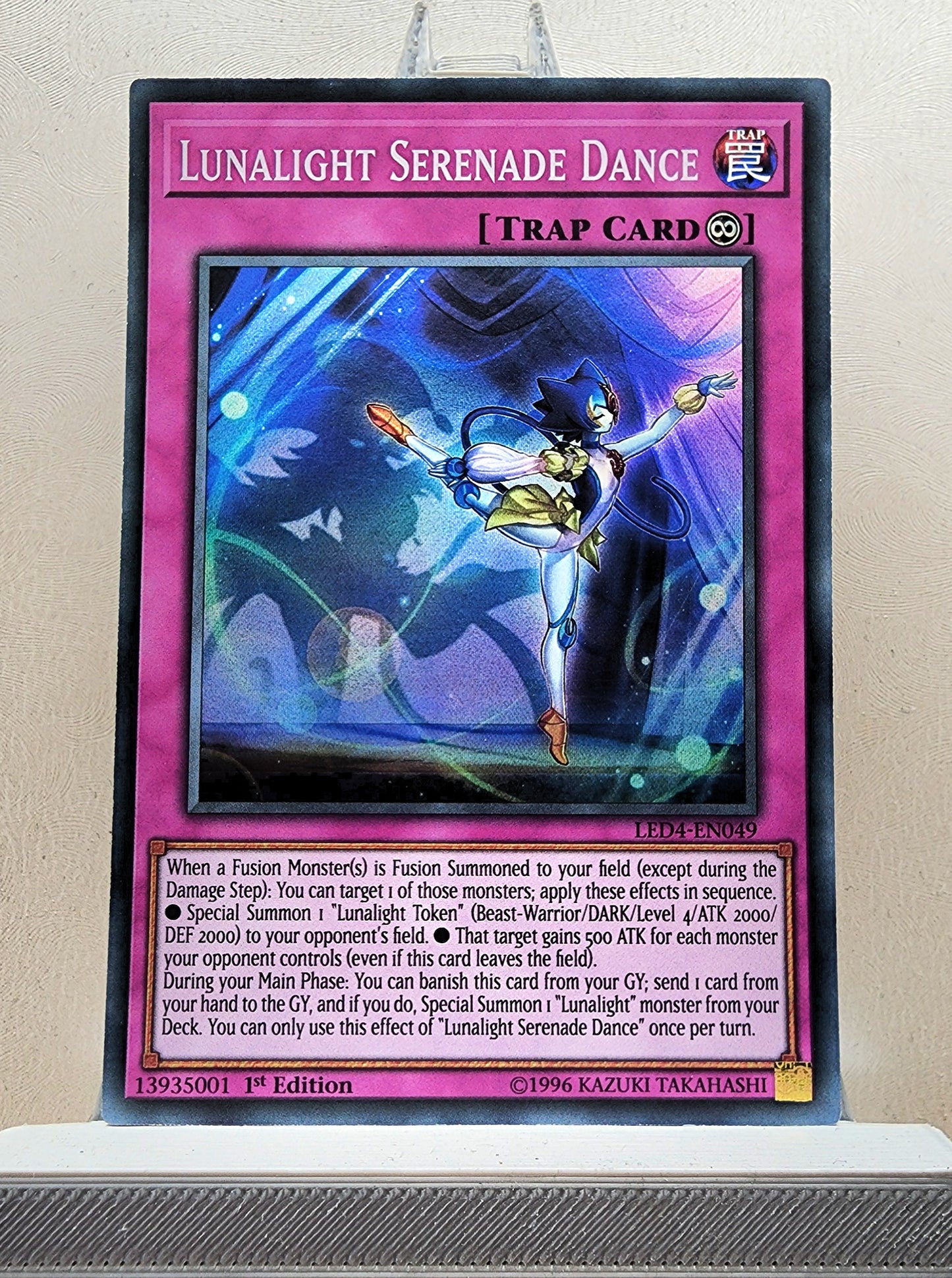 Yugioh! 1x Lunalight Serenade Dance (LED4 - Super Rare) 1st Edition