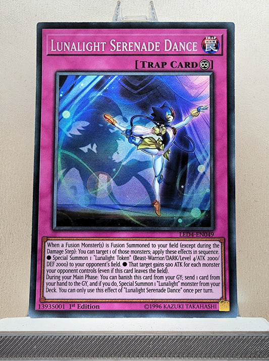 Yugioh! 1x Lunalight Serenade Dance (LED4 - Super Rare) 1st Edition