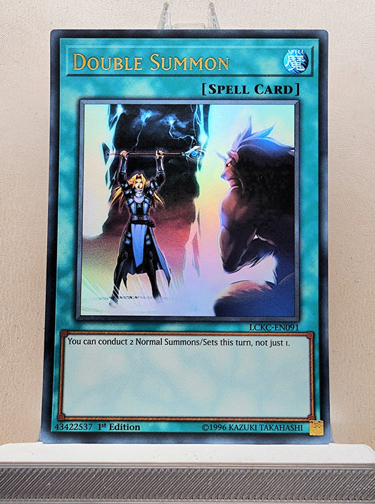 Yugioh! 1x Double Summon (LCKC - Ultra Rare) 1st Edition
