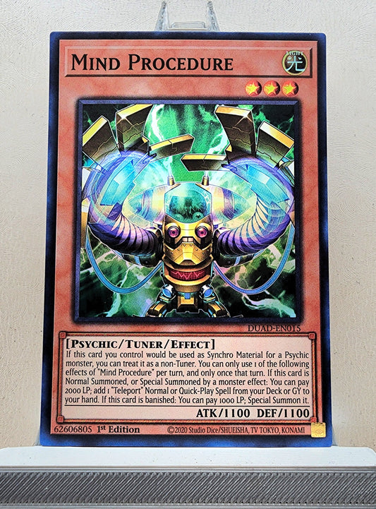 Yugioh! 1x Mind Procedure (DUAD - Super Rare) 1st Edition