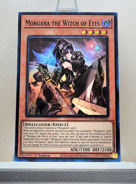 Yugioh! 1x Morgana the Witch of Eyes (DUAD - Super Rare) 1st Edition