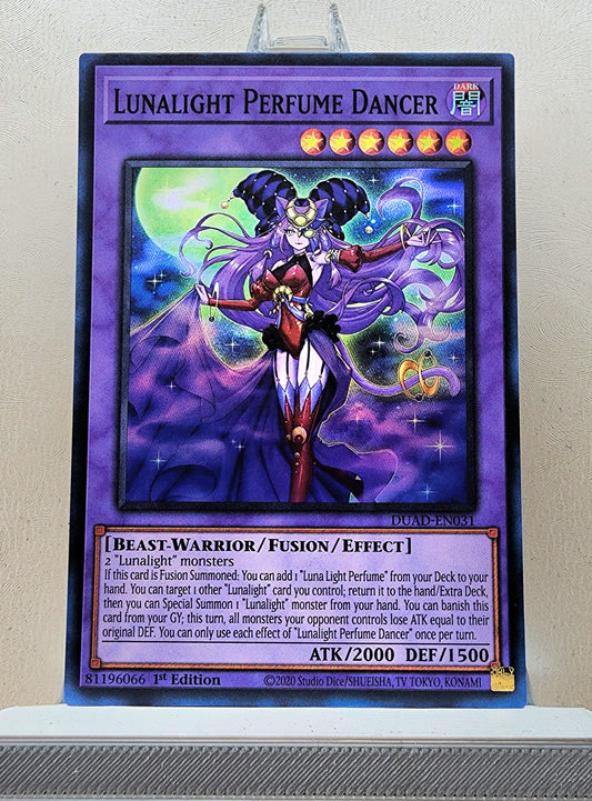 Yugioh! 1x Lunalight Perfume Dancer (DUAD - Super Rare) 1st Edition