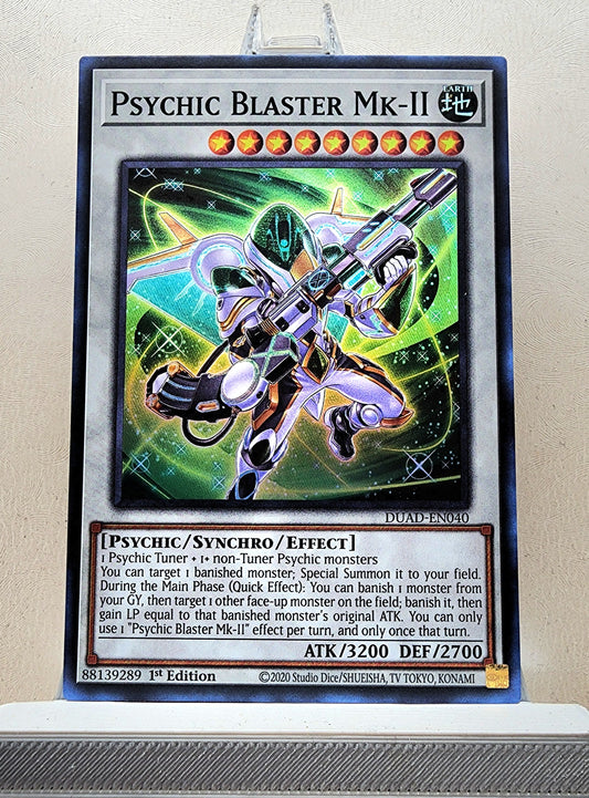 Yugioh! 1x Psychic Blaster Mk-II (DUAD - Super Rare) 1st Edition