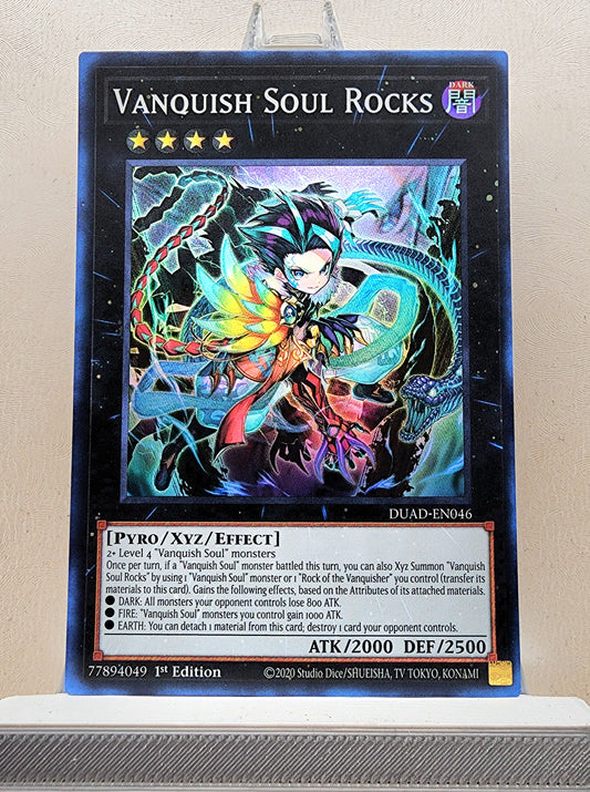 Yugioh! 1x Vanquish Soul Rocks (DUAD - Super Rare) 1st Edition