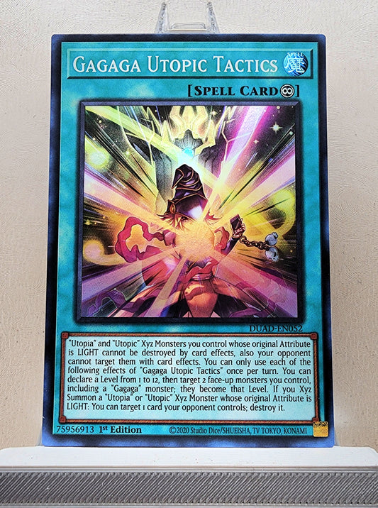 Yugioh! 1x Gagaga Utopic Tactics (DUAD - Super Rare) 1st Edition