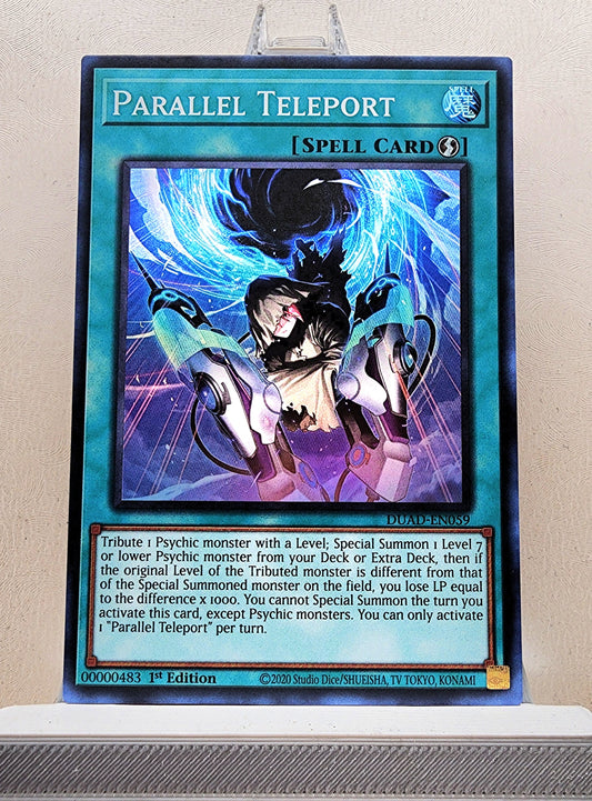 Yugioh! 1x Parallel Teleport (DUAD - Super Rare) 1st Edition