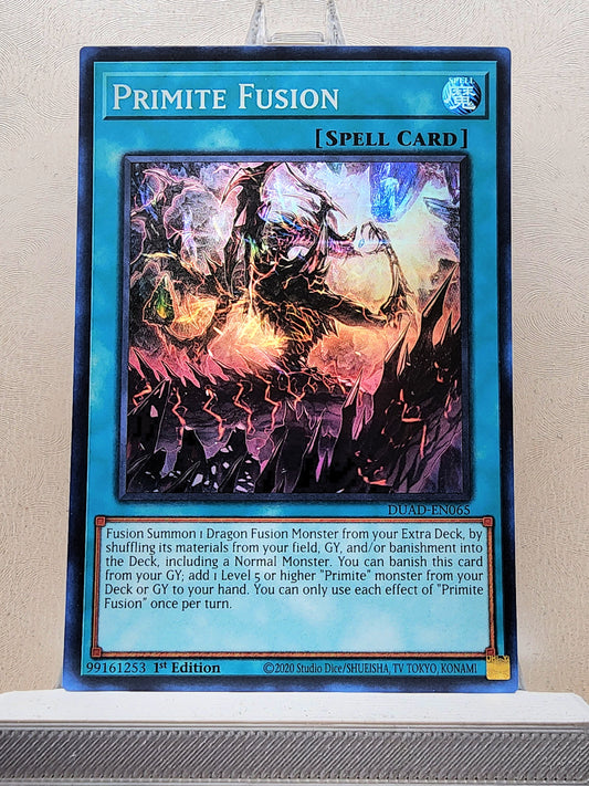 Yugioh! 1x Primite Fusion (DUAD - Super Rare) 1st Edition