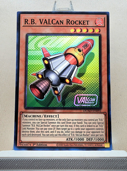 Yugioh! 1x R.B. VALCan Rocket (DUAD - Super Rare) 1st Edition