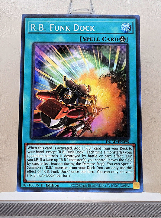 Yugioh! 1x R.B. Funk Dock (DUAD - Super Rare) 1st Edition
