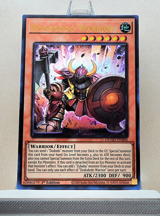 Yugioh! 1x Dodododo Warrior (DUAD - Ultra Rare) 1st Edition