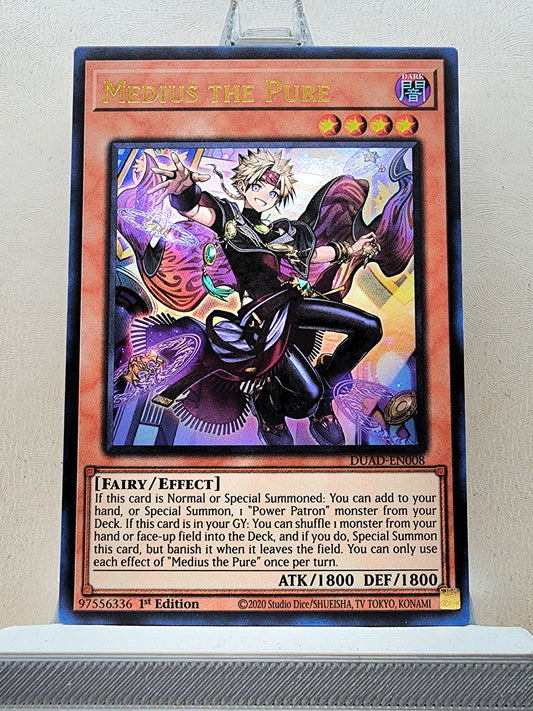 Yugioh! 1x Medius the Pure (DUAD - Ultra Rare) 1st Edition