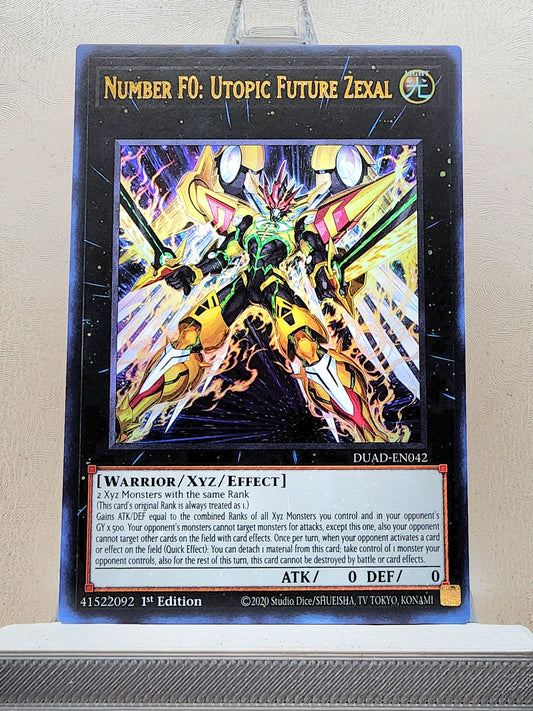 Yugioh! 1x Number F0: Utopic Future Zexal (DUAD - Ultra Rare) 1st Edition