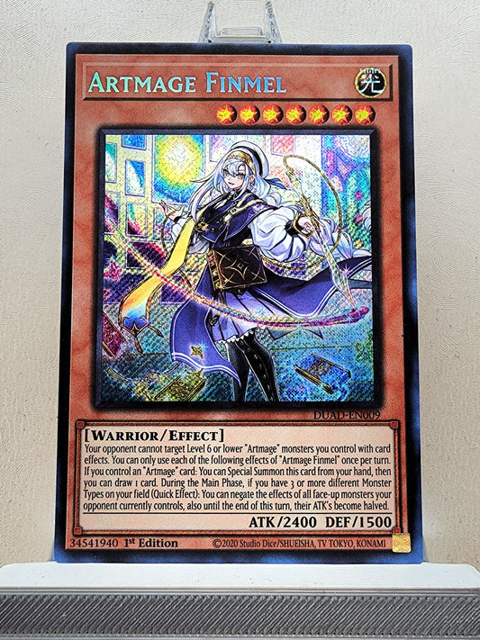 Yugioh! 1x Artmage Finmel (DUAD - Secret Rare) 1st Edition