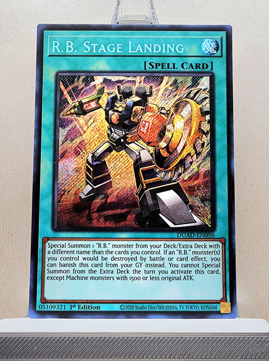 Yugioh! 1x R.B. Stage Landing (DUAD - Secret Rare) 1st Edition