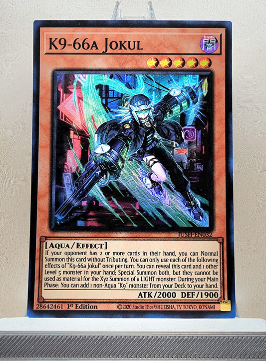 Yugioh! 1x K9-66a Jokul (JUSH - Super Rare) 1st Edition