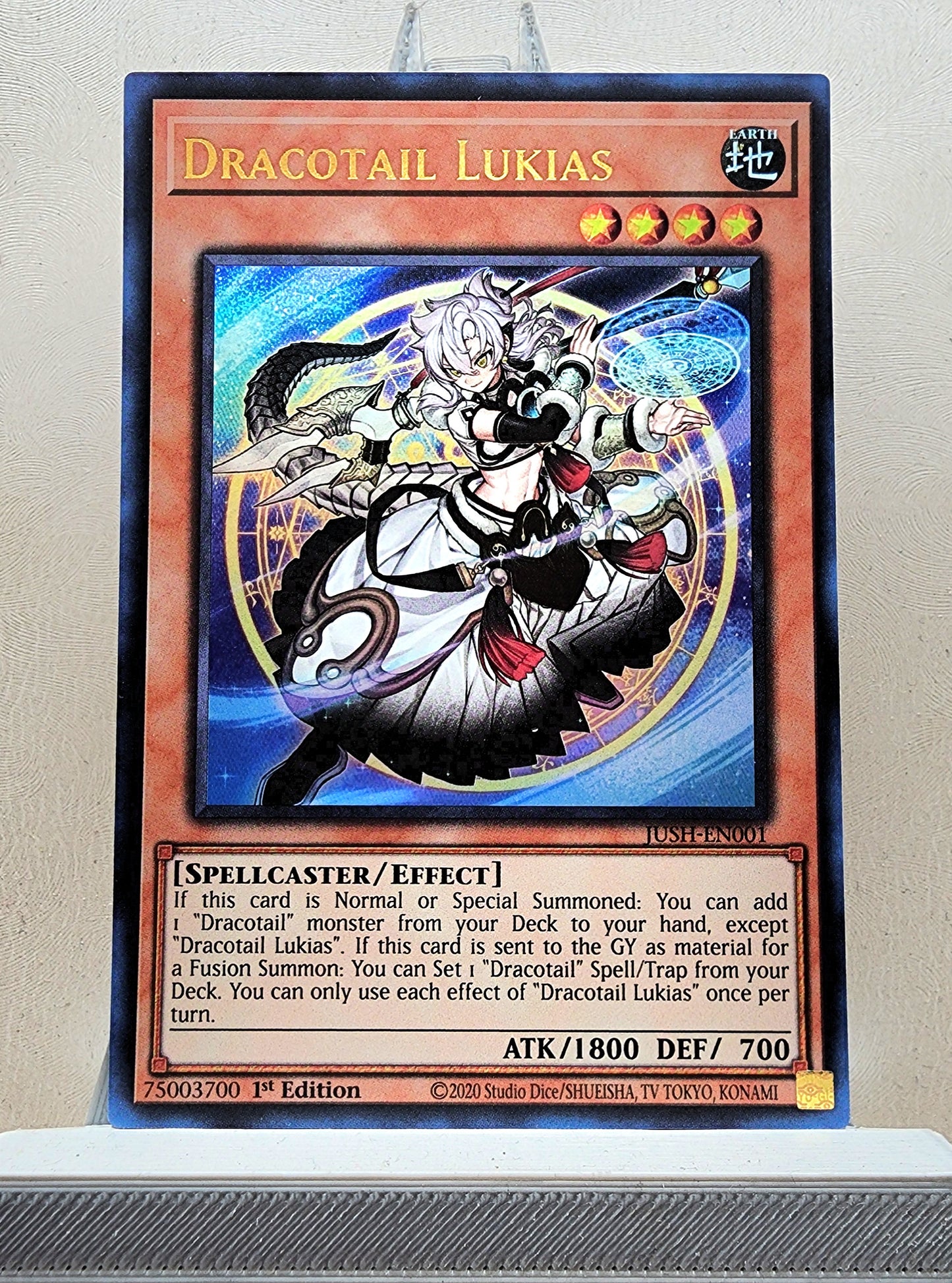 Yugioh! 1x Dracotail Lukias (JUSH - Ultra Rare) 1st Edition