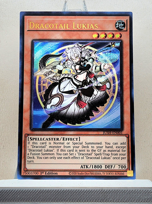Yugioh! 1x Dracotail Lukias (JUSH - Ultra Rare) 1st Edition