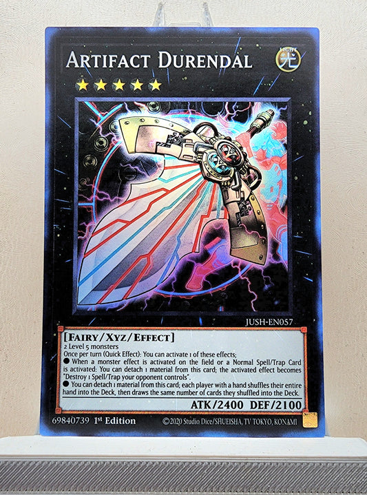 Yugioh! 1x Artifact Durendal (JUSH - Super Rare) 1st Edition