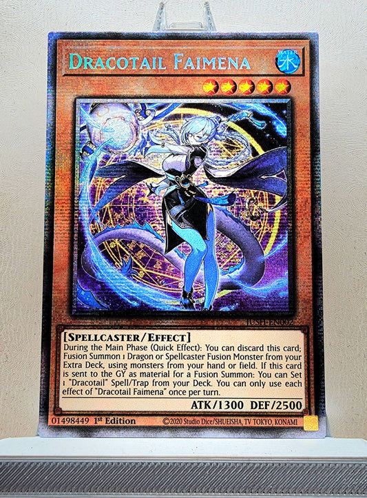 Yugioh! 1x Dracotail Faimena (JUSH - Starlight Rare) 1st Edition