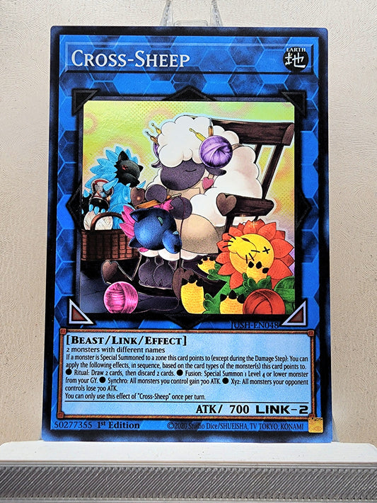 Yugioh! 1x Cross-Sheep (JUSH - Super Rare) 1st Edition