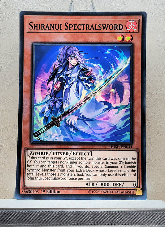 Yugioh! 1x Shiranui Spectralsword (HISU - Super Rare) 1st Edition