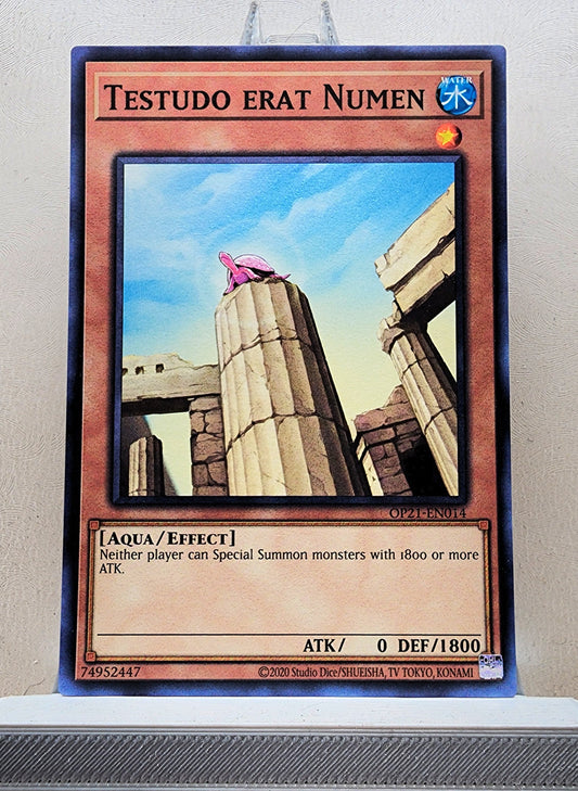 Yugioh! 1x Testudo Erat Numen (OP21 - Common) Unli Edition