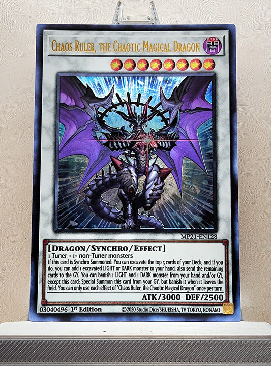 Yugioh! 1x Chaos Ruler, the Chaotic Magical Dragon (MP21 - Ultra Rare) 1st Edition