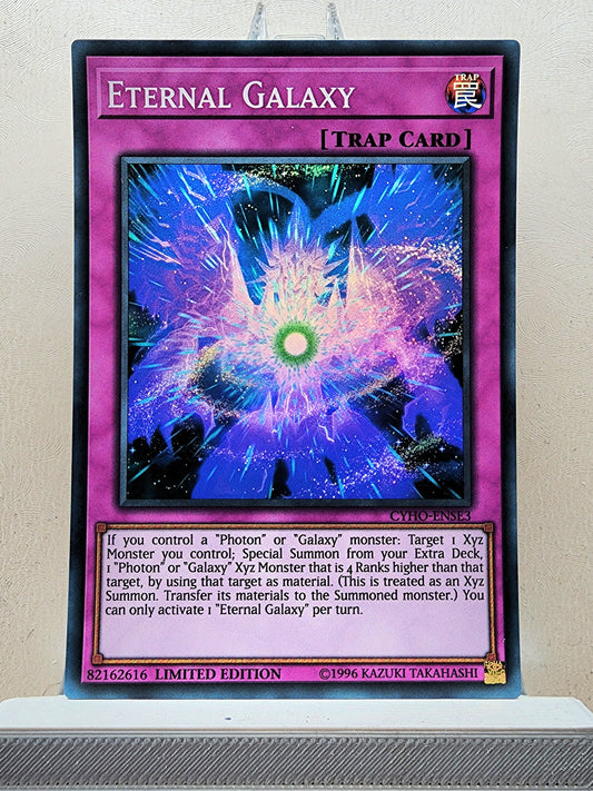 Yugioh! 1x Eternal Galaxy (CYHO - Super Rare) Limited Edition