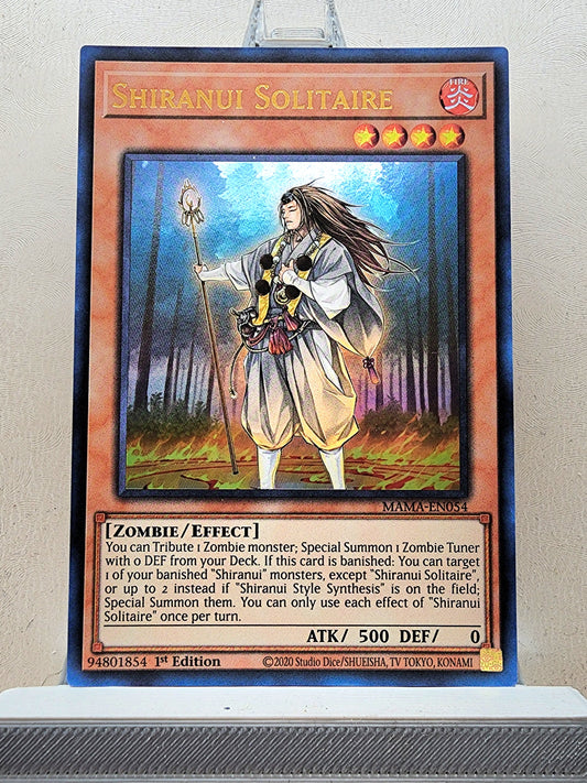 Yugioh! 1x Shiranui Solitaire (MAMA - Ultra Rare) 1st Edition