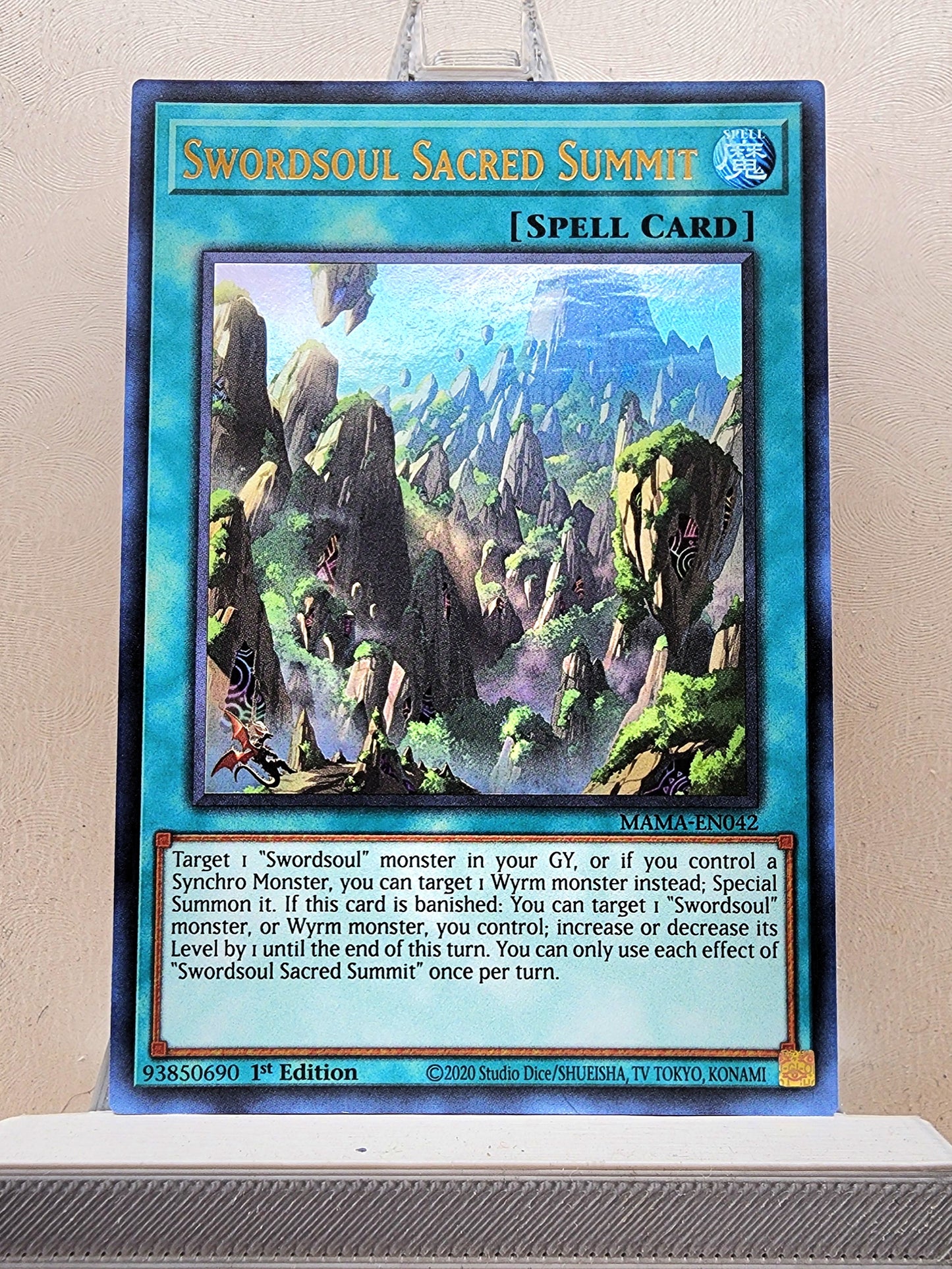 Yugioh! 1x Swordsoul Sacred Summit (MAMA - Ultra Rare) 1st Edition
