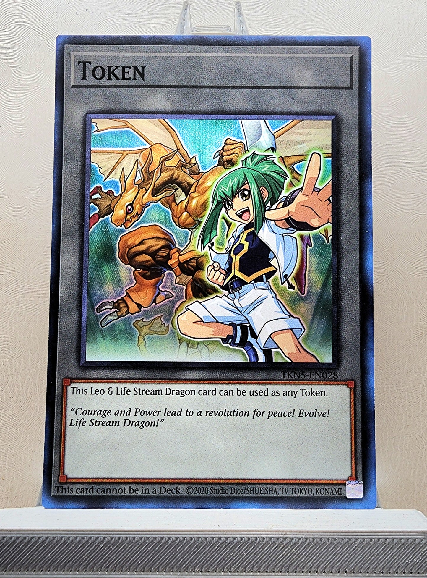 Yugioh! 1x Leo & Life Stream Dragon Token (TKN5 - Super Rare) Unli Edition